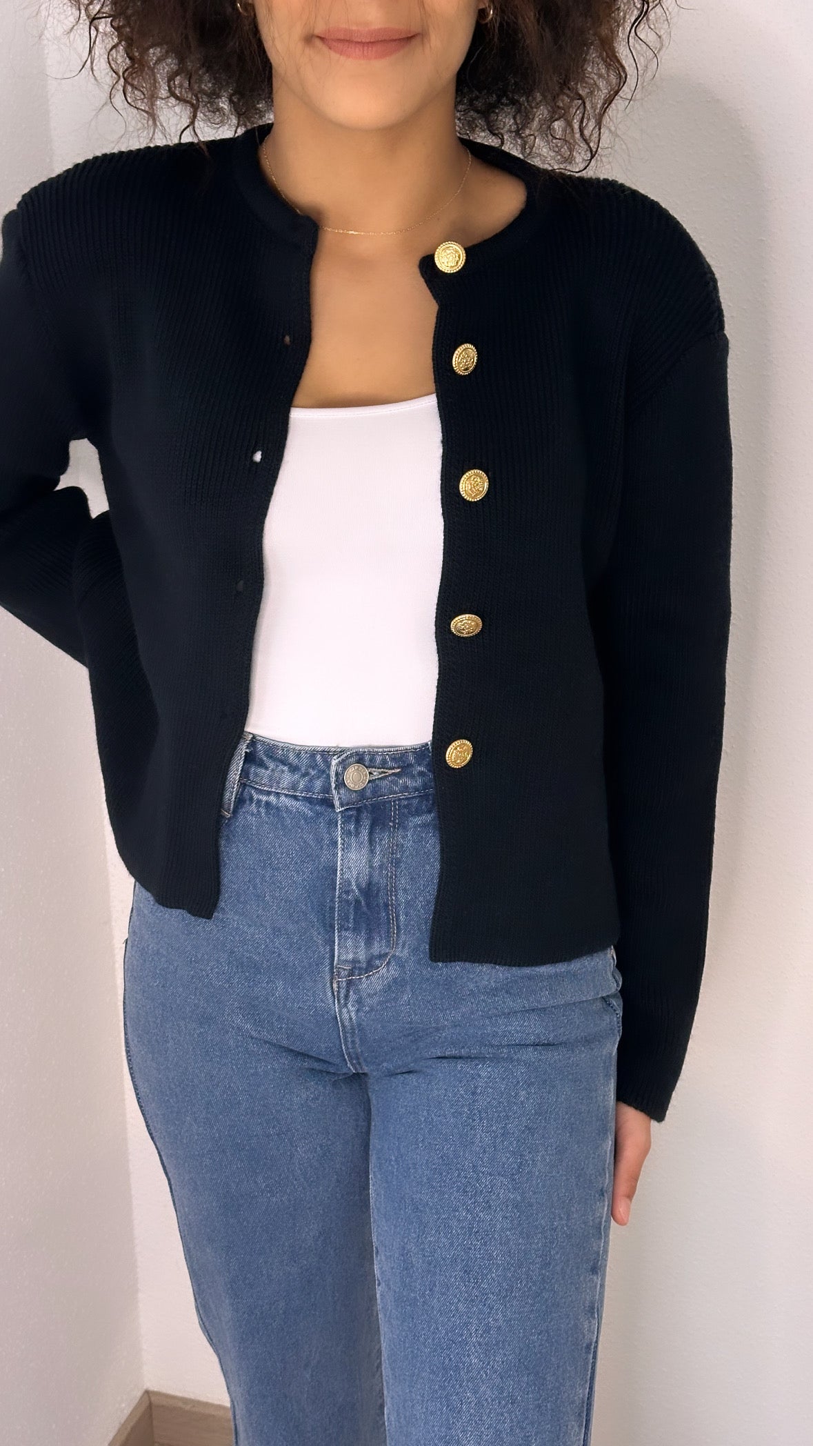 Cardigan bleu marine