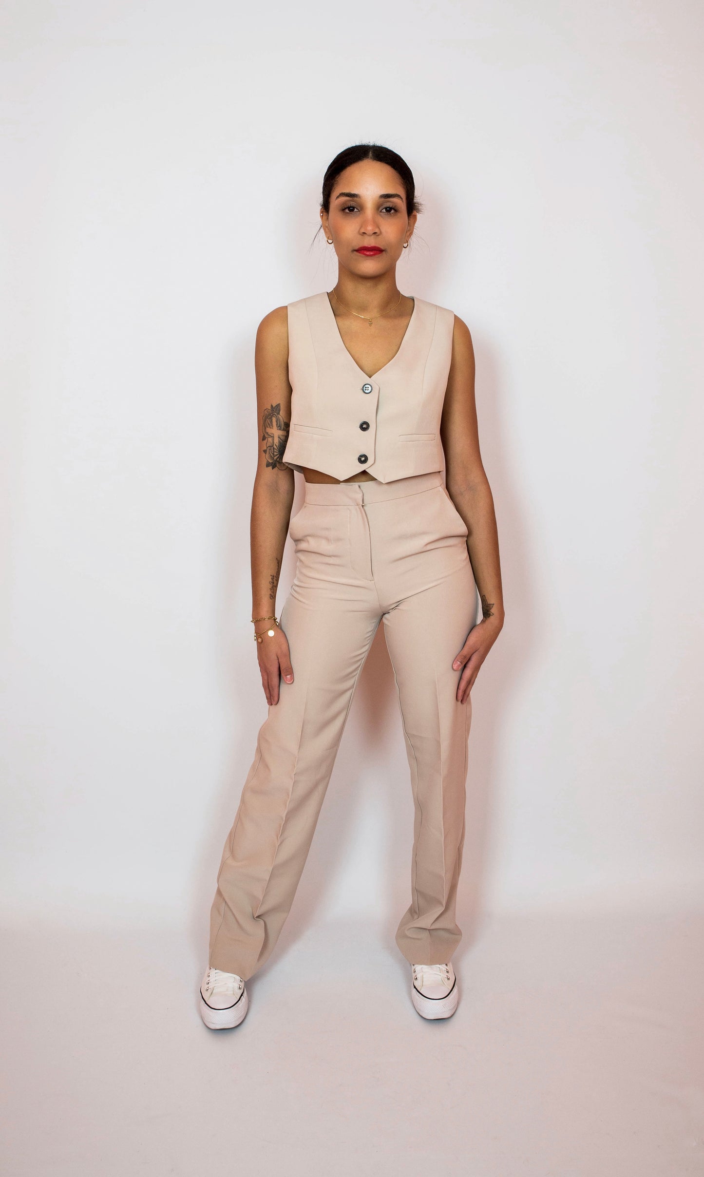 Ensemble gilet tailleur