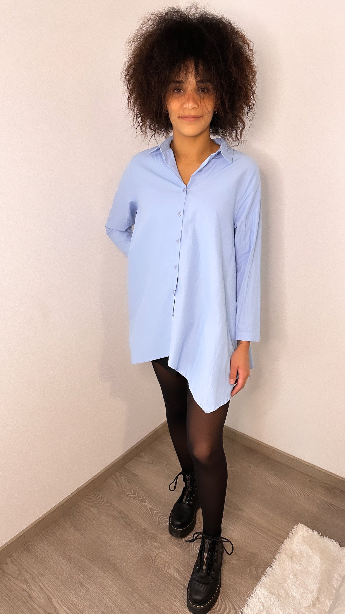 Chemise bleue